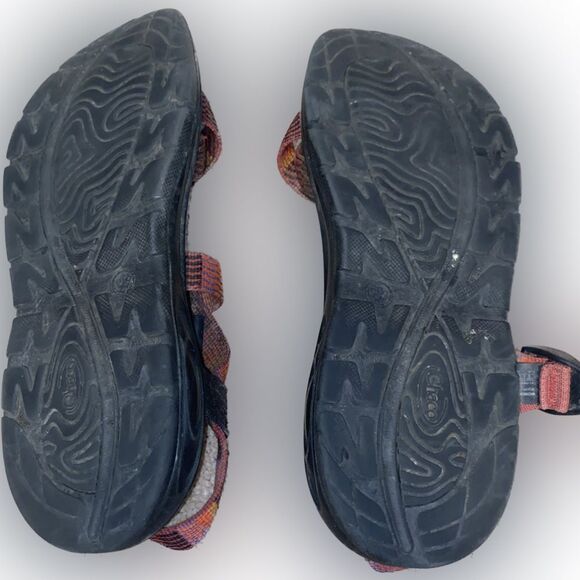 Chaco Womens Size 8 Z Cloud 2 Sandals Multicolor Geometric Print - Picture 4 of 5